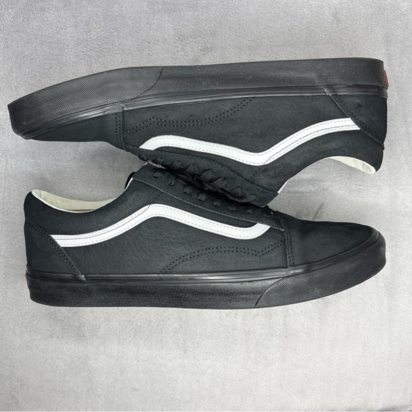Vans Old Skool Pig Suede Black Men VN0A4U3B18L Rare Sneakers Size: 13